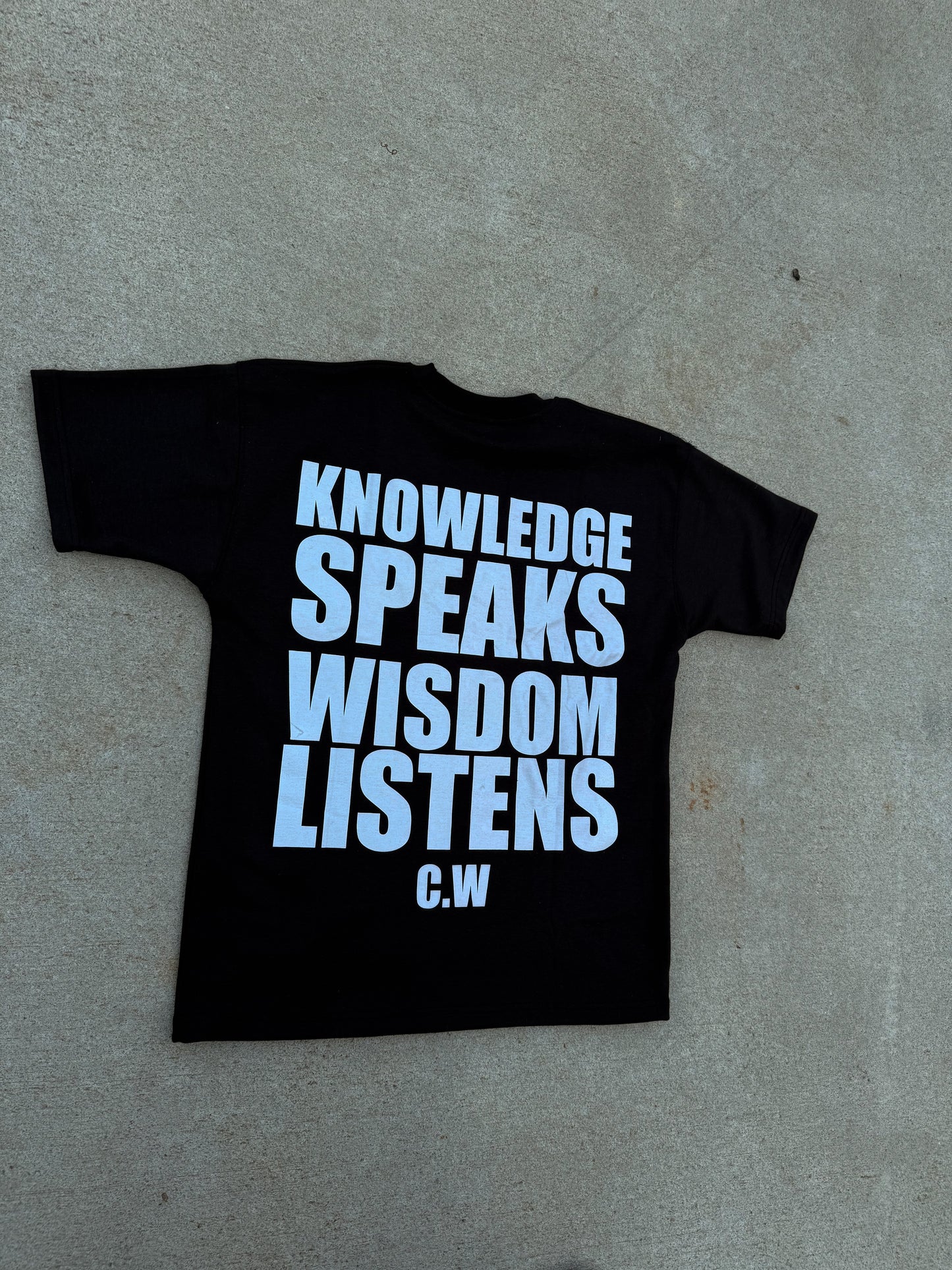 BLACK CHROME WORLD SHIRT