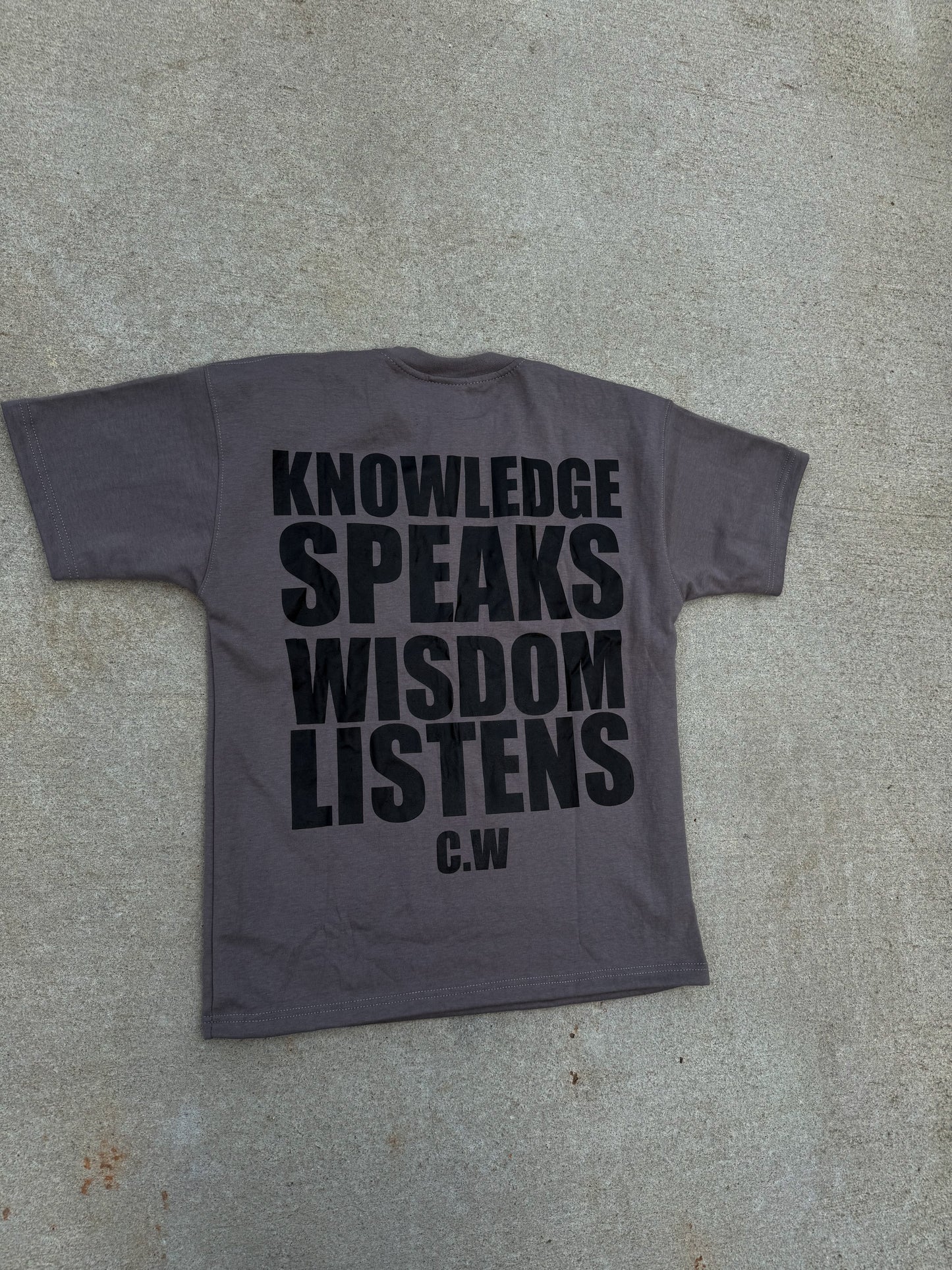 GREY CHROME WORLD SHIRT