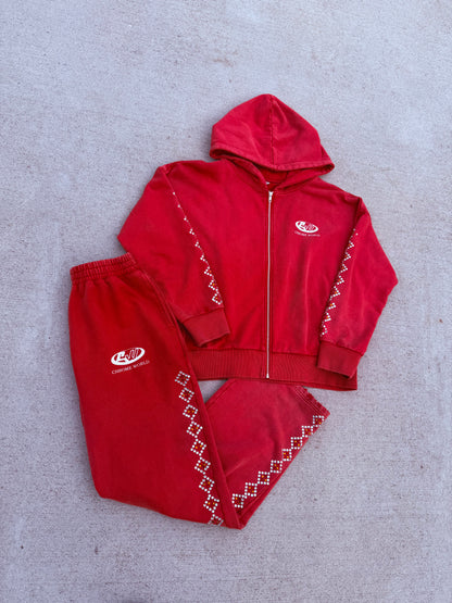 Red Urban Zip Up