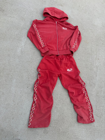 Red Urban Zip Up