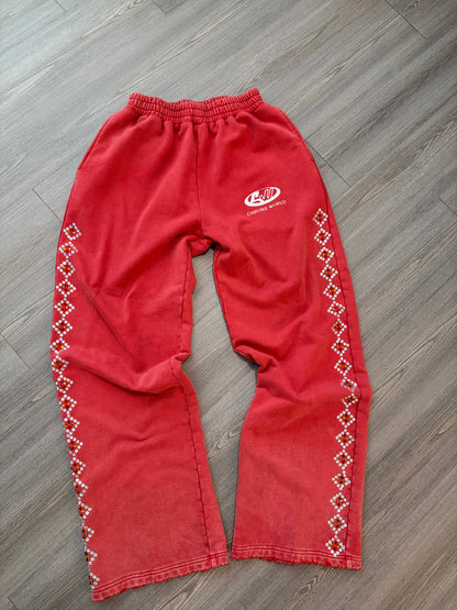 Red Urban Sweatpants