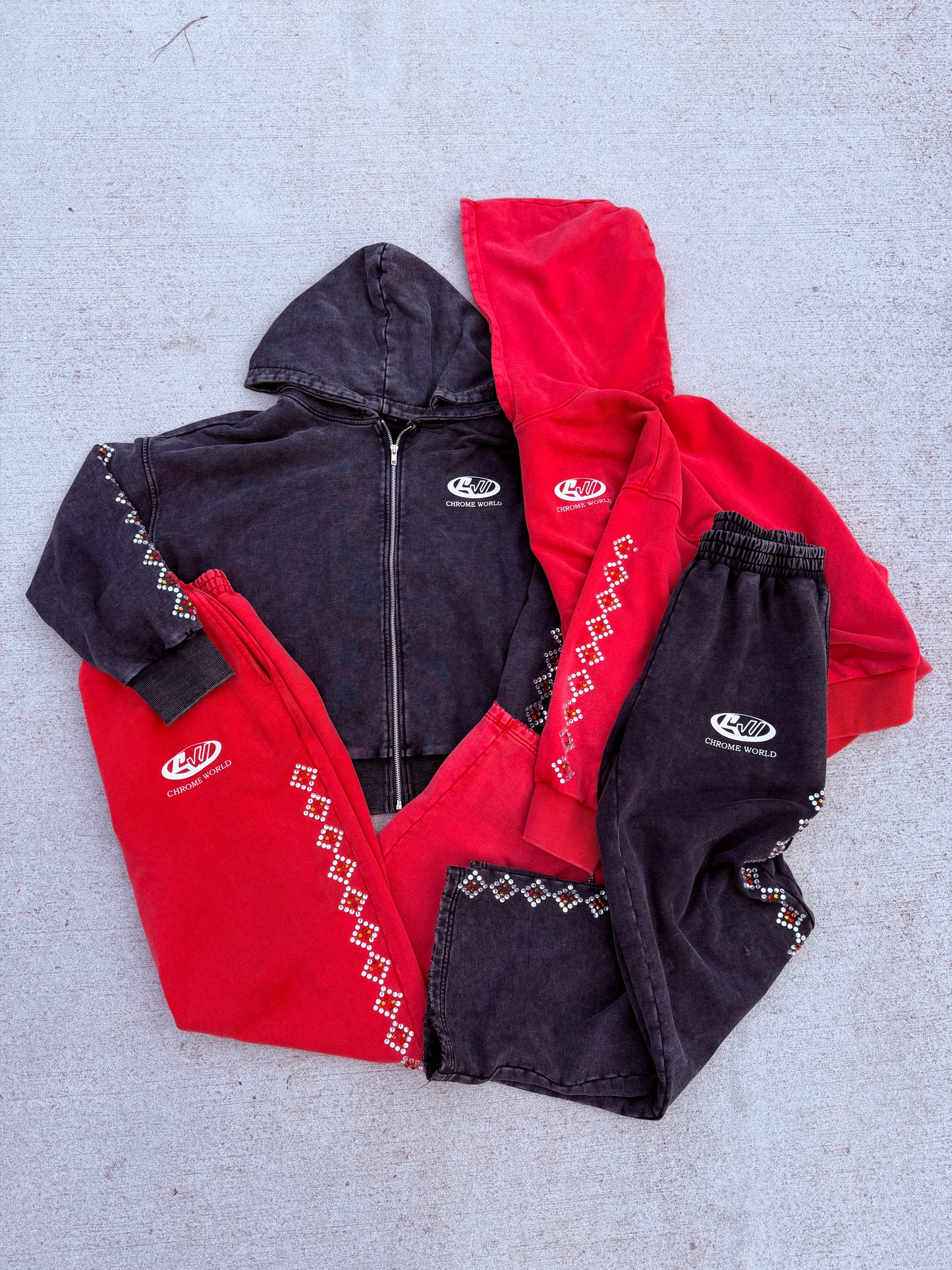 Red Urban Zip Up