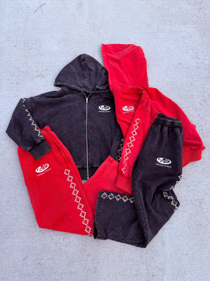 Red Urban Zip Up