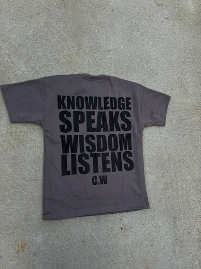 GREY CHROME WORLD SHIRT