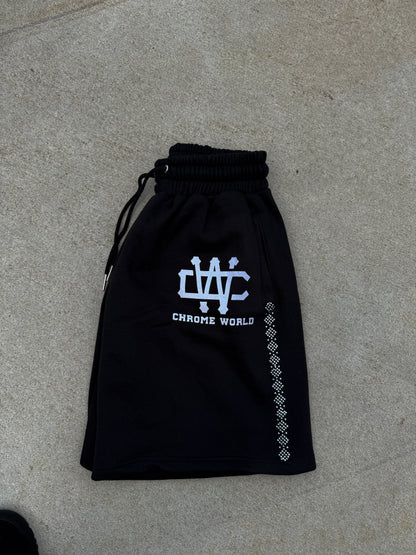 BLACK CHROME WORLD SHORTS