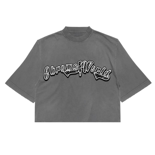 GREY CHROME WORLD SHIRT